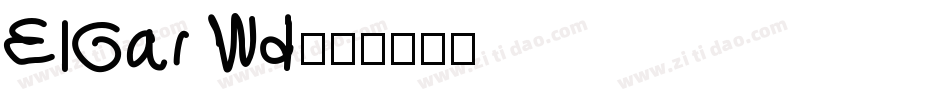 ElGar Wd字体转换